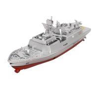 YARNOW Barca Telecomandata per Ragazzo Ragazza Portaerei Militare in Plastica e Metallo Batteria al Litio 2.4v, Tecnologia Frequenza 2.4ghz per Giochi Acquatici