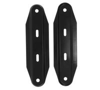 YARNOW Base Ruote per Radiatore Elettrico in Metallo Nero, Supporto Pratico Staffa, Facile Montaggio per Riscaldatori Domestici, 2 Pezzi