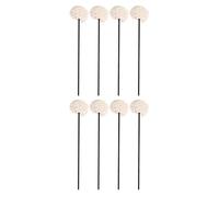 YARNOW Bastoncini per Diffusore Aroma 8 Pezzi in Rattan Nero Design a Fiore, Aromaterapia Sostituibile per Interni, Accessori Profumatori per Casa
