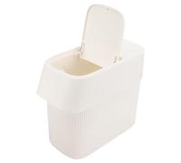 YARNOW Bidone Spazzatura Compatto Secchio e Coperchio per Cucina e Bagno Capacità 9 Litri per Spazi Stretti e Organizzazione Interna