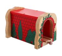 YARNOW Binario Del Treno in Legno Tunnel Di Gioco Tunnel Del Treno Giocattolo Accessori Per La Tavola Del Treno Rotaie Tunnel Della Caverna Del Treno Di Simulazione Di Legno