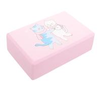 YARNOW Blocco Yoga in Eva per Allenamento e Stretching, Resilienza Elevata e Colore Rosa, per Rilassare Corpo e Esercizi di Pilates a Casa