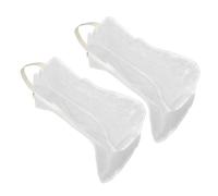 YARNOW Borsa Porta Stivali Trasparente Grande 2 Pezzi, Copriscarpe in Plastica Traslucida con Cerniera, Organizer Portatile per Stivali Alti e Bassi, Protezione Antipolvere per