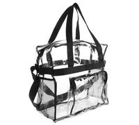 YARNOW Borsa Tracolla Singola Trasparente Grande Capacità Jelly in Pvc Design Semplice e Chic, per Back To School Party
