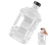 YARNOW Brocca Acqua Trasparente da 5l con Manico e Chiusura Ermetica, Contenitore Leggero per Campeggio, Picnic e Uso Domestico, Borraccia Plastica Riutilizzabile per Bevande Potabili