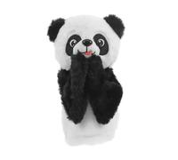 YARNOW burattini a mano marionetta panda giocattoli per animali lussuosi giocattolo burattino a mano burattini per Cartuny Animal Puppet burattini di animali di peluche AbS Nero