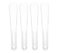 YARNOW Calzascarpe in Plastica Trasparente 4 Pezzi, Curvo e Compatto, Facile da Trasportare e Riporre, per Anziani e Durante i Viaggi