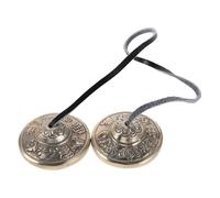 YARNOW Campanelli Tingsha in Rame per Meditazione e Terapia del Suono Strumento Percussione Artigianale Nepalese per Rilassamento Mindfulness e Profondità Spirituale