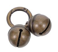 YARNOW Campanello per Collare Animali in Rame Resistente Suono Forte per Sicurezza Esterni Stile Vintage Retrò Adatto Cani e Gatti Decorazione per Collari Piccoli