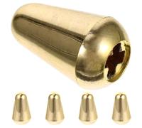 YARNOW Cappelli in Plastica Sintetica Leggera e Resistente Colore Oro 5 Pezzi 5 Vie Adatti per Chitarra toggle a 3 e 5 Vie per Manopola di Commutazione Chitarra Elettrica