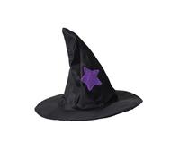 YARNOW Cappello da Strega Nero per Gatti, Accessorio Semplice per Halloween e Feste, Unica Adatta a Tutti