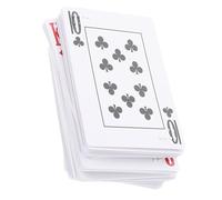 YARNOW Carte Da Gioco in Braille Grandi Dimensioni Per Ipovedenti e Non Vedenti, Mazzo Tattile Educativo Per Ragazzo Ragazza e Adulti, Strumenti Didattici Braille Per Gioco e Apprendimento Inclusivo