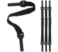 YARNOW Catenella per Occhiali Regolabile in Silicone Nero 4 Pezzi Design Antiscivolo e Comfort per Donne come Moglie e Mamma
