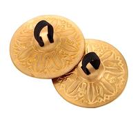 YARNOW Cembali Da Dito in Rame Piccoli Piatti Percussione Per Danza e Intrattenimento Strumento Musicale Leggero e Facile Da Usare