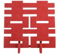 YARNOW Centrotavola Decorazione Tradizionale Cinese Doppia Felicità 27cm per Matrimonio e Sala Nozze, Oggetto di Scena per Feste Nuziali, Decorazione Tavolo Elegante e Simbolica