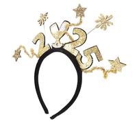 YARNOW Cerchietto per Capodanno con Numeri e Stelle Accessorio Fotografico per Festa di Capodanno e Carnevale Fascia Decorativa per Capelli Tema Anno