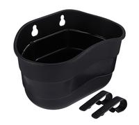 YARNOW Cestino per Scooter e Bici da Manubrio in Plastica Nero, Cestello Staccabile per Ragazzo Ragazza, Adatto a Monopattini e Biciclette da Ragazzo e Ragazza