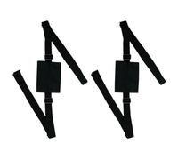 YARNOW Cinghia Porta Tappetino Yoga Oxford 600d Nero, Resistente e Multiuso, 2 Pezzi per Esercizi e Picnic