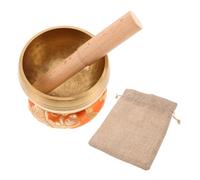 YARNOW Ciotola Sonora Per Yoga in Rame Tibetano Ciotola Per Preghiera Buddista Decorativa Del Canto Nepalese Accessori Per Ciotole