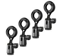 YARNOW Clip and e Connessione Filettata Standard to be included in the previous phrase in Plastica Nera Rotazione a 270 Gradi Facile da Trasportare e Conservare per Microfono per Podcast e Meeting