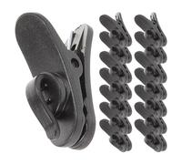 YARNOW Clip Microfono in Plastica Piccola per Cavi Auricolari Morsetto di Gestione Filo Microfono 15 Pezzi Supporto Sicuro e Portatile per Uso in Riunioni e Presentazioni