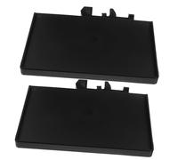 YARNOW Clip Porta Microfono Nero in Plastico 2pezzi Morsetto Flessibile per Tubo 25mm Supporto Affidabile per Sound Card ed Equalizzatori per Live Streaming