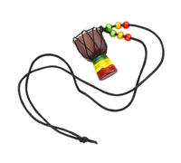 YARNOW Collana Con Tamburo Africano Mini Tamburo A Mano Ciondolo Con Tamburo Africano Mini Tamburi A Dita Portachiavi Con Strumento Mini Tamburo Spirituale Portachiavi Con Tamburo