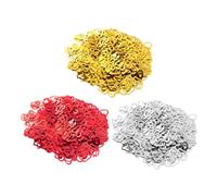 YARNOW Confetti a Forma di Cuore Oro 15g per Decorazioni Tavolo Matrimonio in Plastica Romantici per Inviti Festa e Balli Circa 600 Pezzi