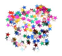 YARNOW Confetti Ecologici a Forma di Stella a Cinque Punte Decorativi in Plastica Confezione da 3 per Addobbi Festa Compleanno e Decorazioni Matrimonio