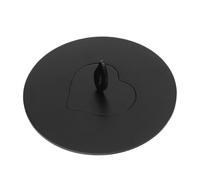 YARNOW Coperchio Forma per in Profumate Inossidabile e a Candele Nero di Cuore con Protezione Distribuzione Calore per Occasioni
