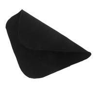 YARNOW Coperta Ignifuga per Saldatura in Poliestere Nera Resistente al Fuoco e Assorbimento del Calore 30x30cm per Protezione Durante Saldatura e Barbecue
