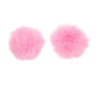 YARNOW Copertura per Microfono in Peluche Anti-Vento 2 Pezzi Manicotto Protettivo in Lana Artificiale Riduce Rumore e Polvere Adatto per Studi di Registrazione e Sale Riunioni