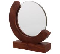 YARNOW Coppa in Cristallo Elegante con Base in Legno di Faggio Bianco, Riconoscimento Risultati con Incisione Logo, Design Moderno a Forma di Luna, per Eventi Sportivi e Premi Insegnanti