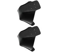 YARNOW Copri estremità Scarpe Nere, Protezione Testa, 4 Fori | Roller Skate e Scarpe da Pattinaggio, Forma Toe Cap, Confezione Coppia