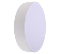 YARNOW Coprilampada Rotondo in Plastica Bianco Minimalista Moderno Nordic, Copertura Sottile per Lampada da Soffitto a Montaggio a Filo, Protezione per Ufficio e Soggiorno