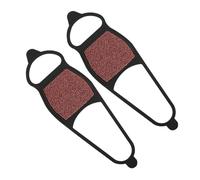 YARNOW Copriscarpe Antiscivolo per Neve e Ghiaccio Grip Sicuro per Scarpe da Esterno Protezione Antiscivolo per Escursionismo e Alpinismo Facili da Indossare e Rimuovere Nero