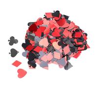 YARNOW Coriandoli da Tavolo a Tema Poker 90g in Plastica Colorata, Decorazioni per Feste Matrimonio, Compleanno e Shower, Frammenti Scintillanti per Addobbi e Confetti Stile Casuale