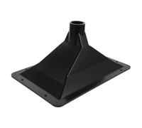 YARNOW Corno Altoparlante in Plastica Nera Filettatura Interna da 26mm, Compatibile Cabinet e Altoparlanti, per Sale Conferenze e Uso Esterno, Riduce L'eco