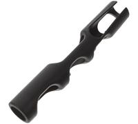 YARNOW Correttore per Archetto di Violino 1/10 in Silicone Nero, Impugnatura Ergonomica per Principianti, Accessorio per Correzione Postura e Miglioramento Tecnica