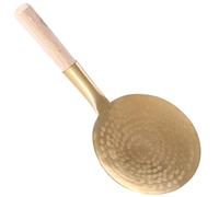 YARNOW Cucchiaio in Rame per Tofu 12 Cm Design Ergonomico, Paletta da Cucina Liscia Multiuso per Uso Domestico, Mestolo Resistente per Riso e Conserve, per Casa, Ristorante e Mensa