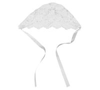 YARNOW Cuffietta in Pizzo di Cotone per Neonata con Motivo Floreale Regolabile e Traspirante Cappello Elegante per Bambine Stagione Calda per Foto e Regalo