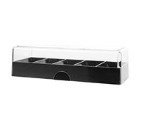 YARNOW Custodia Fiches Poker Trasparente in Acrilico Portagiochi Multiuso Professionale Capacità Valigetta Chip Poker Per Casa e Viaggio Organizer Sicuro e Leggero