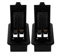 YARNOW Custodia Portabatteria da 9v per Pickup Attivo Chitarra e Basso, Scatola Batteria 2 Pezzi con Coperchio, Vano Batteria Sostitutivo Ergonomico in Plastica per Strumenti