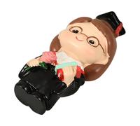 YARNOW Decorazione per Torta Laurea in Resina Sicura, Topper Cupcake Dottoressa Adorabile per Feste a Tema, Accessorio Decorativo per Torte di Laurea e Dessert