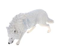 YARNOW Di Bruno Nordamericano Giocattolo Animale Mini Scultura Di Selvaggio Figurine Animali Realistiche Animale Decorativo Bianca Abs