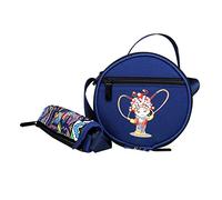 YARNOW Dimentica la borsa per la batteria borsa a tracolla per tamburo custodia per rullante chiave Spalla Trasporto borsa per bacchette custodia per strumenti a tamburo Panno Oxford Blu