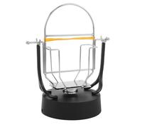 YARNOW Dispositivo Oscillante Silenzioso per Telefono Cellulare, Contapassi Automatico Doppio Supporto Fino a 6,4", Agitatore Digitale Portatile per Fitness e Monitoraggio Passi a Casa,