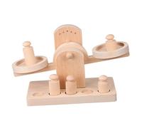 YARNOW Educativo Legno Bilancia per Sviluppo Della Creatività e Della Coordinazione Montessori per Apprendimento Matematica e Dell'Equilibrio