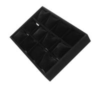 YARNOW Espositore per Orologi e Bracciali con Cuscino Vassoio Organizer per Gioielli Scomparti Spaziosi per Facile Organizzazione e Recupero Design Portatile e Leggero