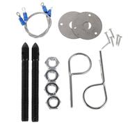 YARNOW Fermaglio Di Bloccaggio In Metallo Per Cofano Perno Di Fissaggio Del Cofano Fermaglio Di Bloccaggio Perno Di Fissaggio